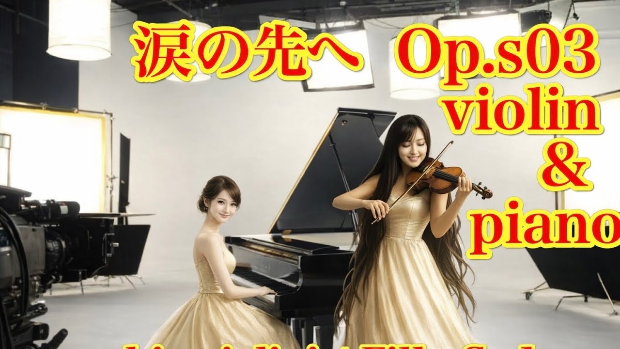 涙の先へviolin 、ピアノ Op.S03冬の夜、言葉にならない別れをヴァイオリンで奏でます#violin#クラシック音楽 #piano 