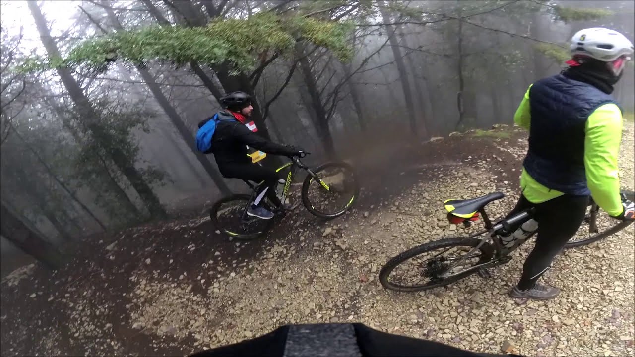 MTB Perugia - Belvedere di Monte Tezio da Colognola, e discesa del castagneto