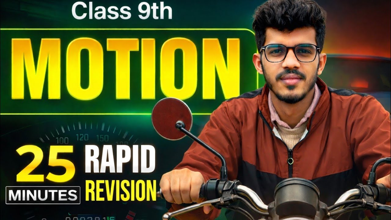 Motion in ONE SHOT 🔥|| CLASS 9th Science || NCERT Covered || by Ravikant Sir 