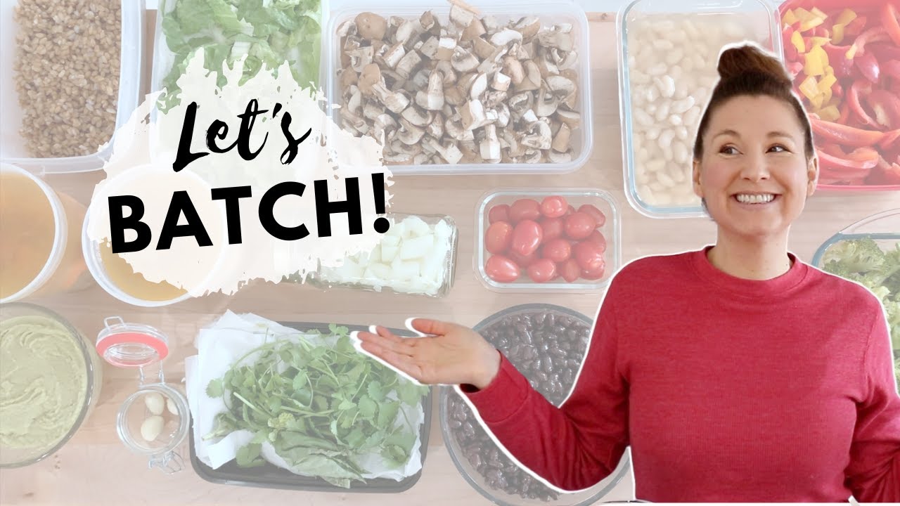Let's PREP our Weekly Staples! 🌱 Vegan & WFPB Batch Cooking