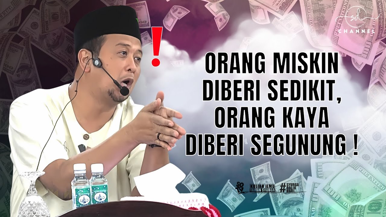 SYAMSUL DEBAT | ORANG MISKIN DIBERI SEDIKIT, ORANG KAYA DIBERI SEGUNUNG ?!!