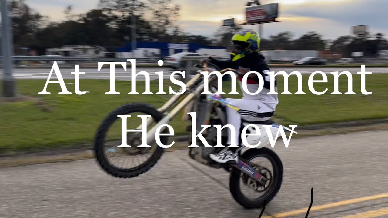 At this moment he knew, he just…