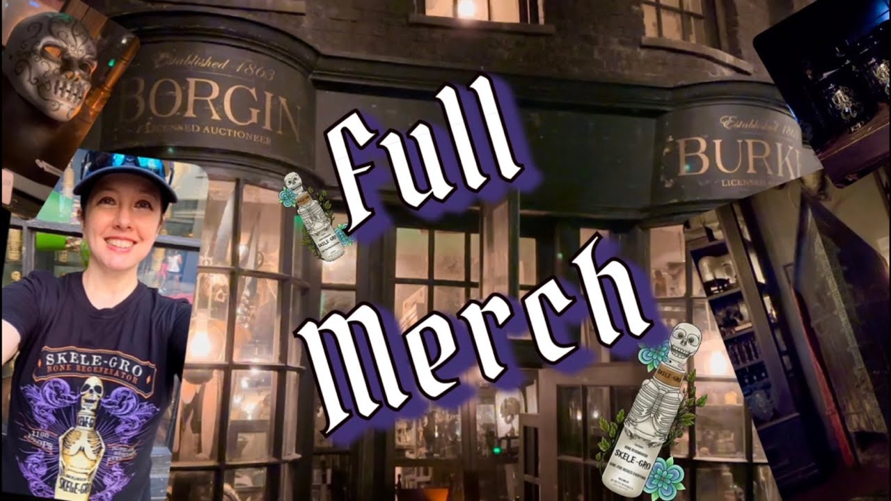 BORGIN & BURKES FULL MERCH || WIZARDING WORLD OF HARRY POTTER IN DIAGON ALLEY || UNIVERSAL ORLANDO