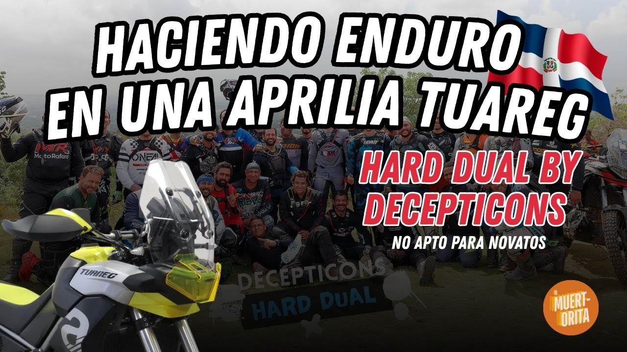 ¿ENDURO EN UNA APRILIA TUAREG 660? 😱 ESTO ES EL HARD DUAL BY DECEPTICONS 💣🌶️