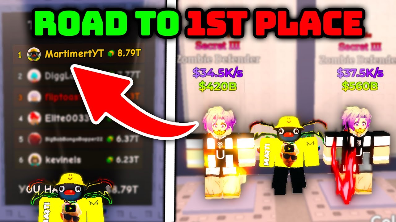 I Will Get FIRST PLACE on Leader board in Steal an Anime (Roblox)