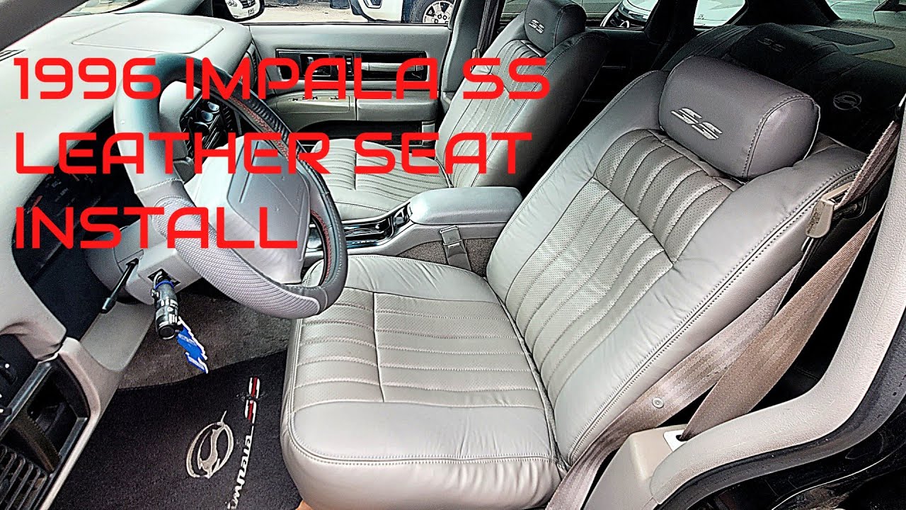 Leather seat install on 1996 Impala SS