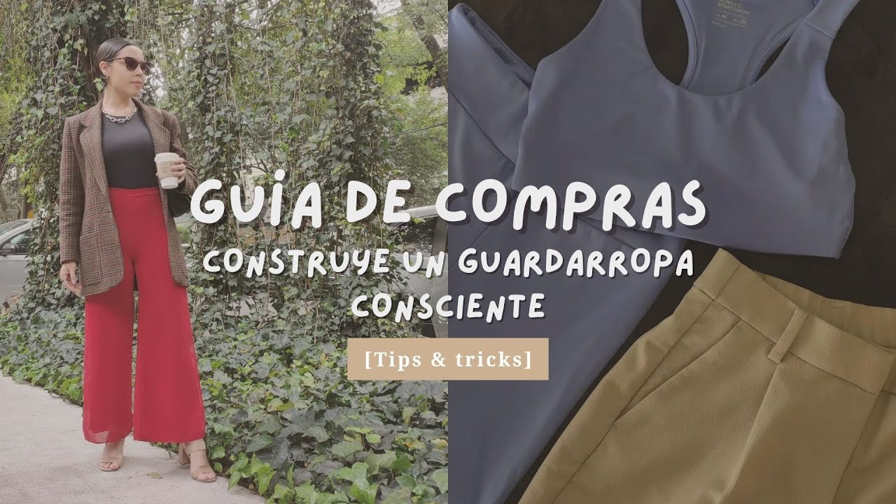 Compra ropa como un minimalista experto ☁️💸 [Guía de compras]