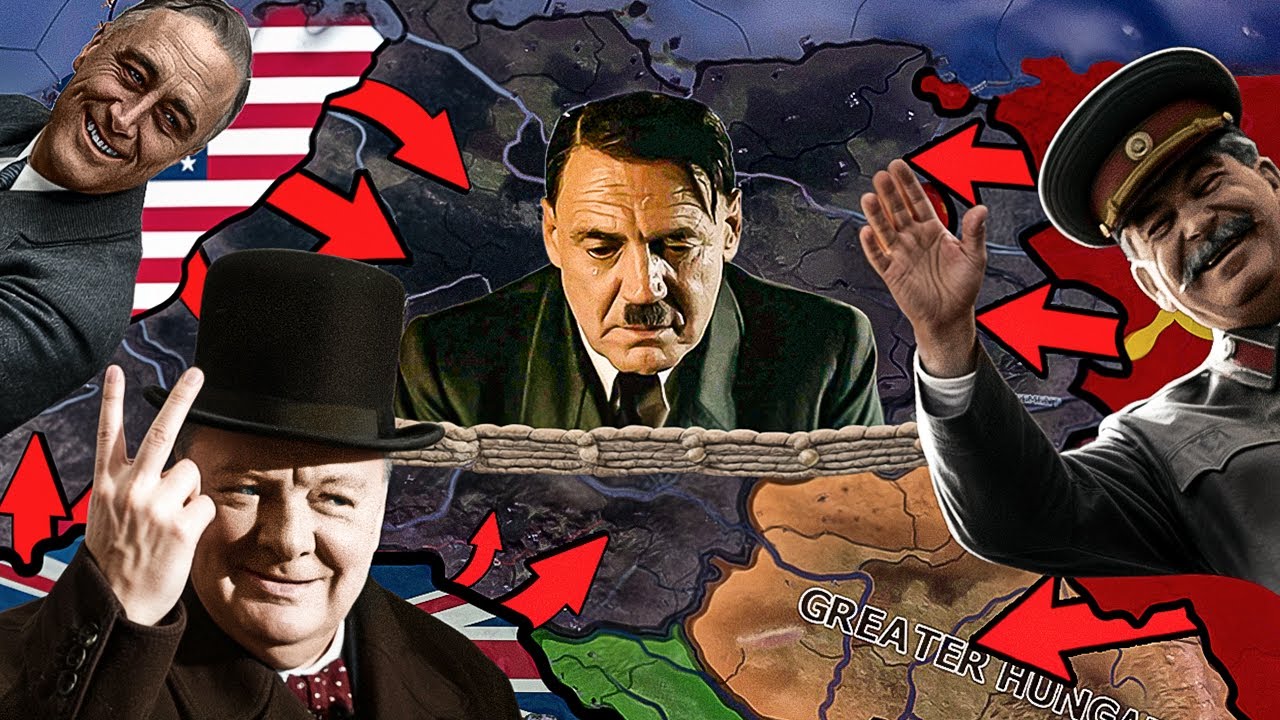 Historical Germany vs the Hardest HOI4 AI