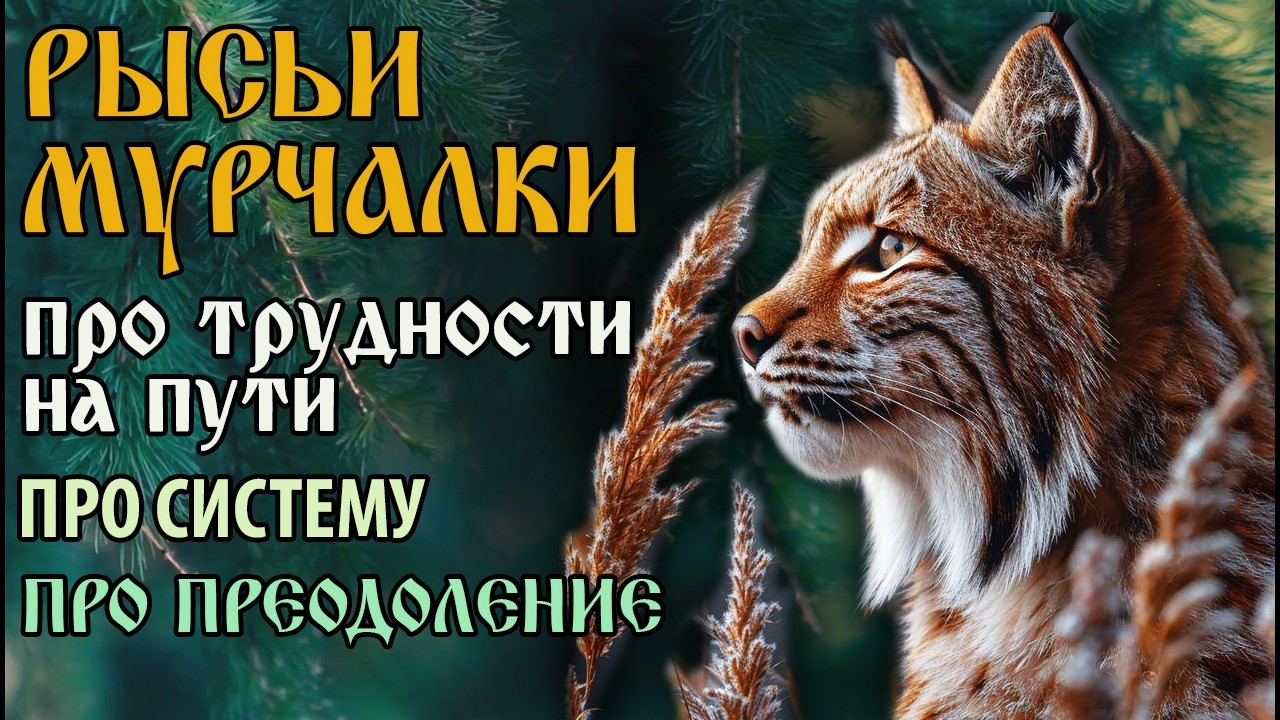 Рысьи мурчалки. Про трудности на пути, про систему, про преодоление.