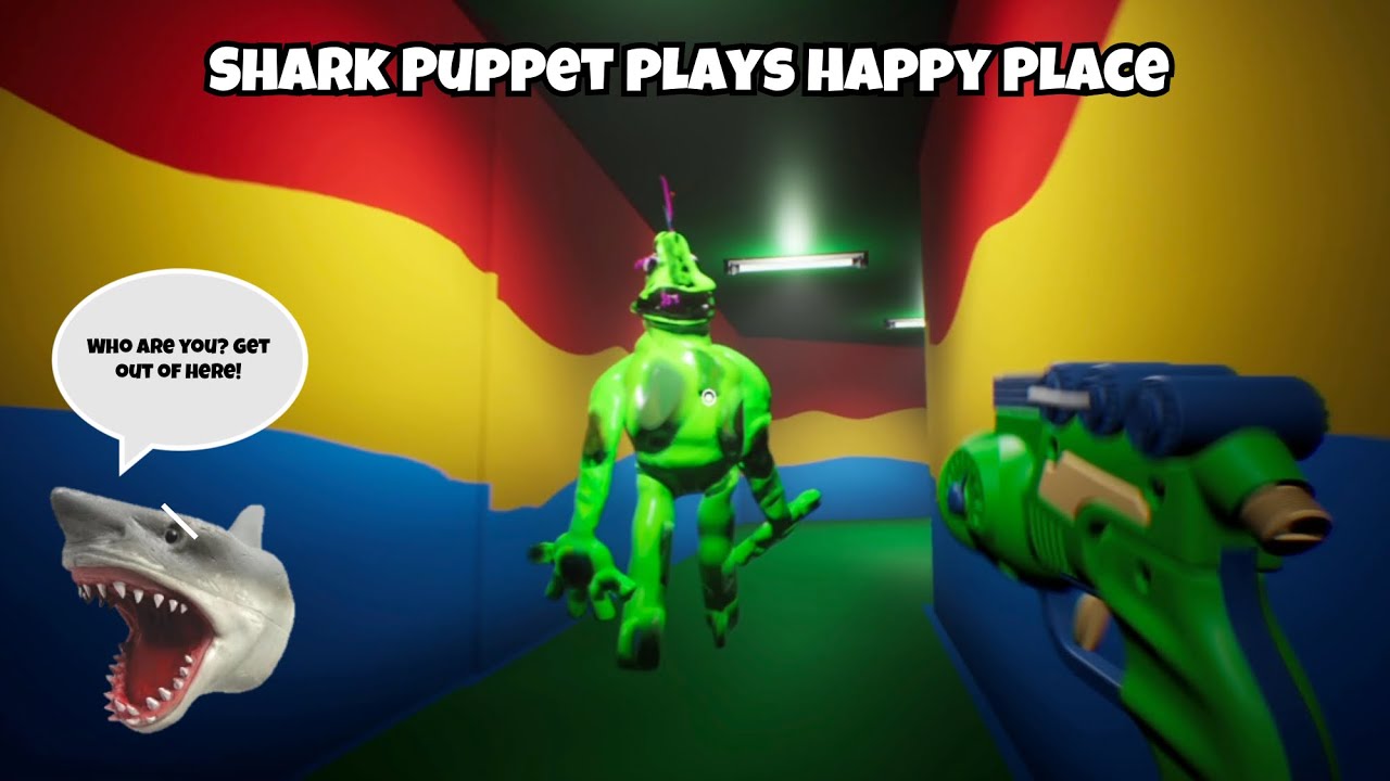 SB Movie: Shark Puppet играет в Happy Place!