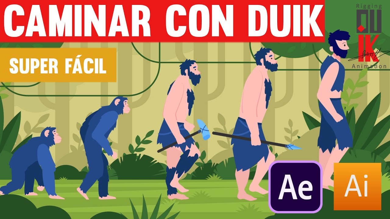 CICLO DE CAMINATA, CAMINAR CON DUIK, Fácil, 🔥PLANTILLA GRATIS😱