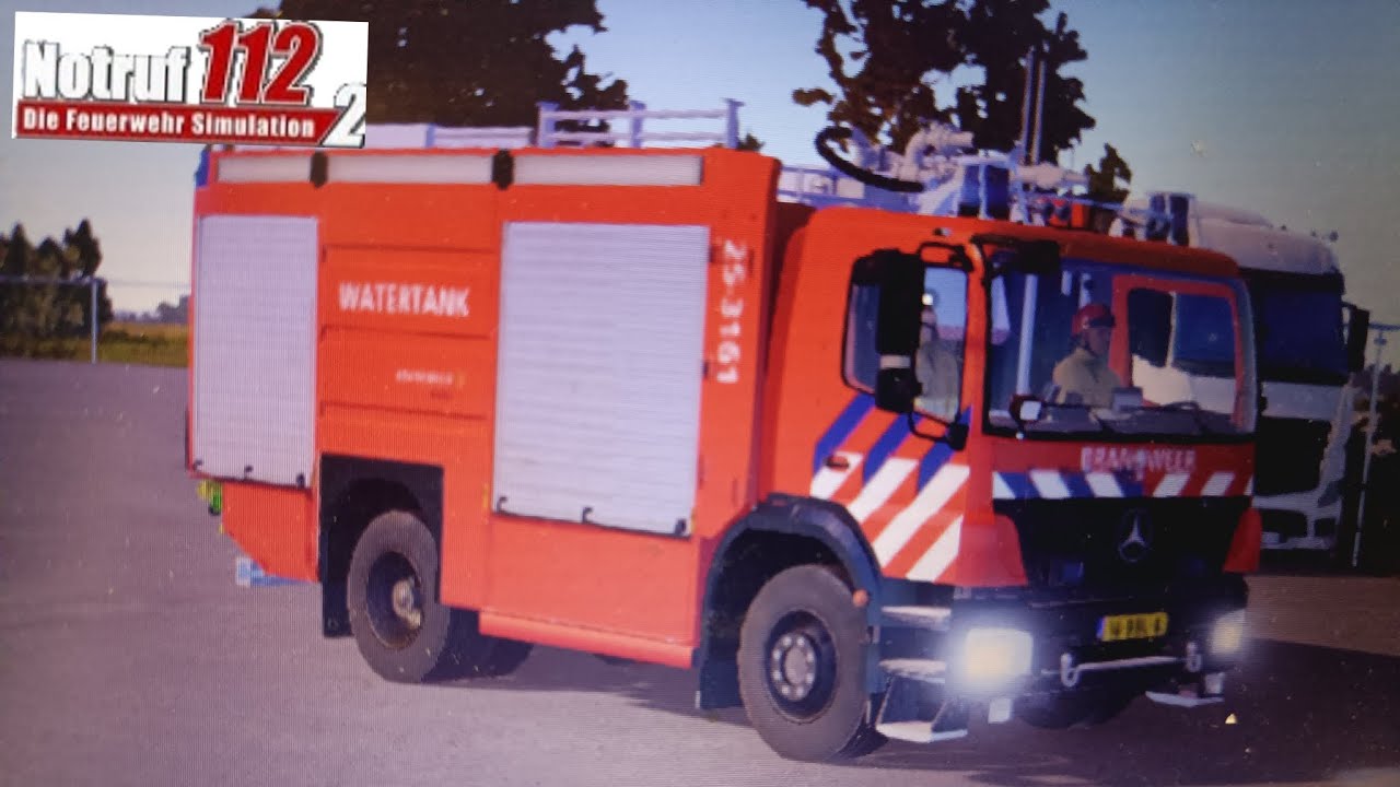 Notruf 112 die Feuerwehr 2 mit den niederländischen brandwee