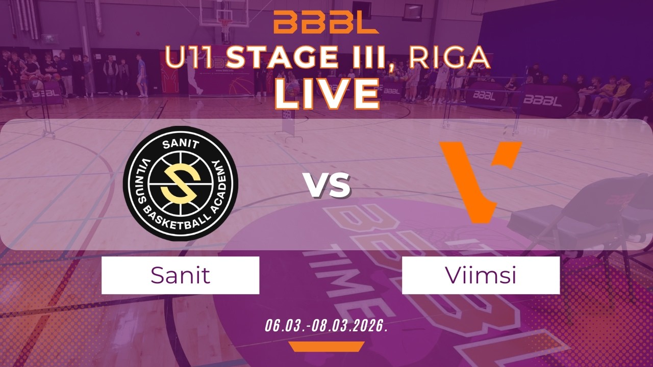 BC Sanit-2 2015 vs KK Viimsi 2015 | BBBL U11 | Stage III