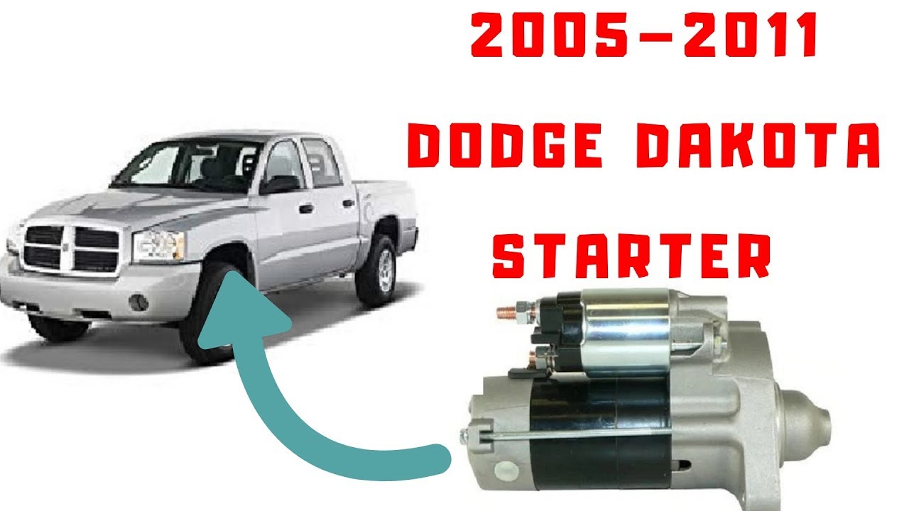 2005-2011 Dodge Dakota starter replace