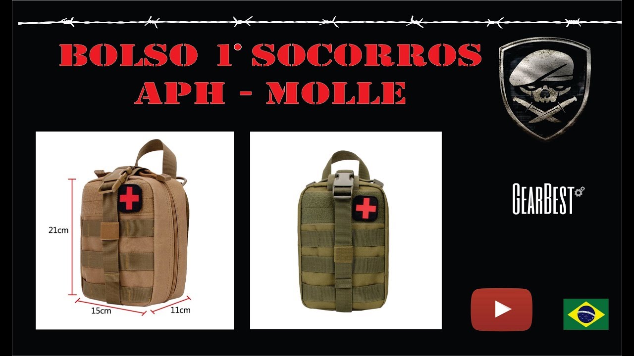 Bolso Molle 1° Socorros - Destacável