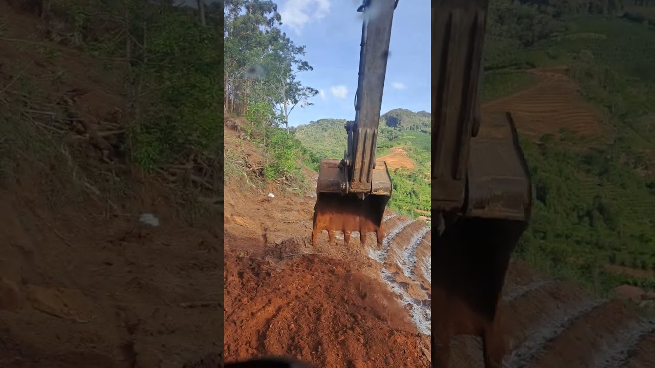 Como ficou como socar escavadeira