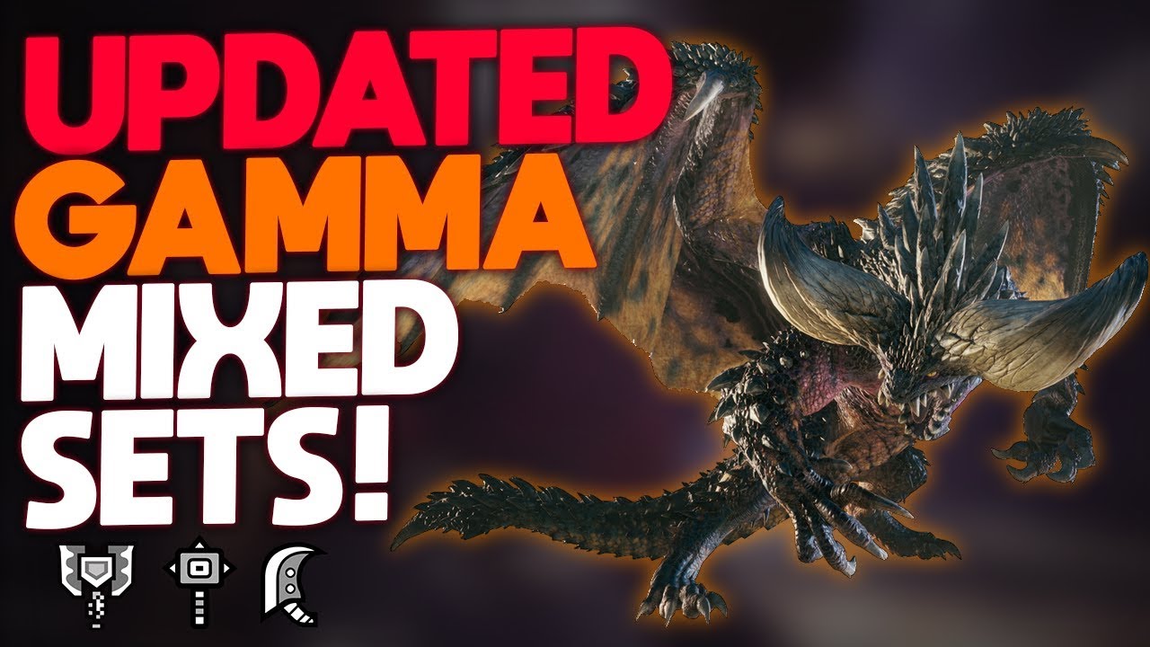 *IMPROVED* ENDGAME MIXED SETS! | NEW Arch Tempered Nergigante γ Gamma Armor | Monster Hunter: World
