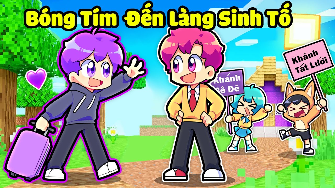 HIHA BẤT NGỜ KHI GARYGIL B&Oacute;NG T&Iacute;M ĐẾN THĂM L&Agrave;NG SINH TỐ TRONG MINECRAFT*HIHA KH&Aacute;NH B&Oacute;NG T&Iacute;M 🥰🤩