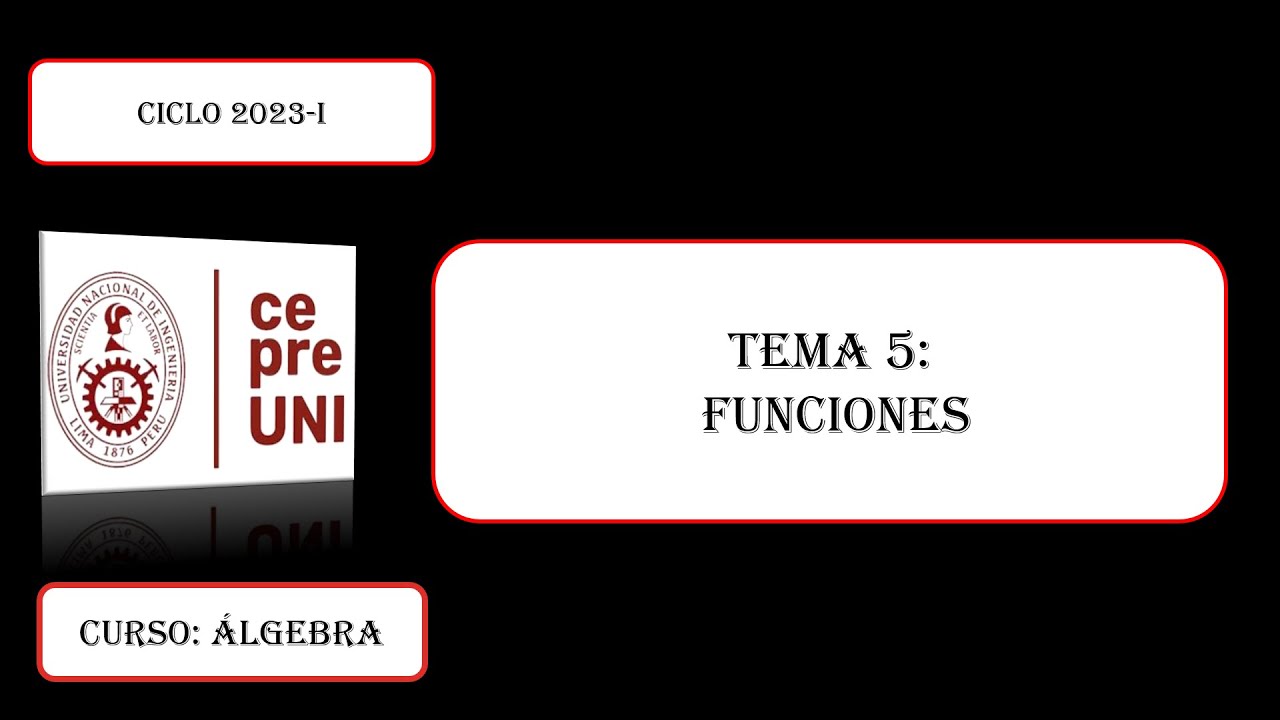 FUNCIONES (CEPREUNI 2023-1)