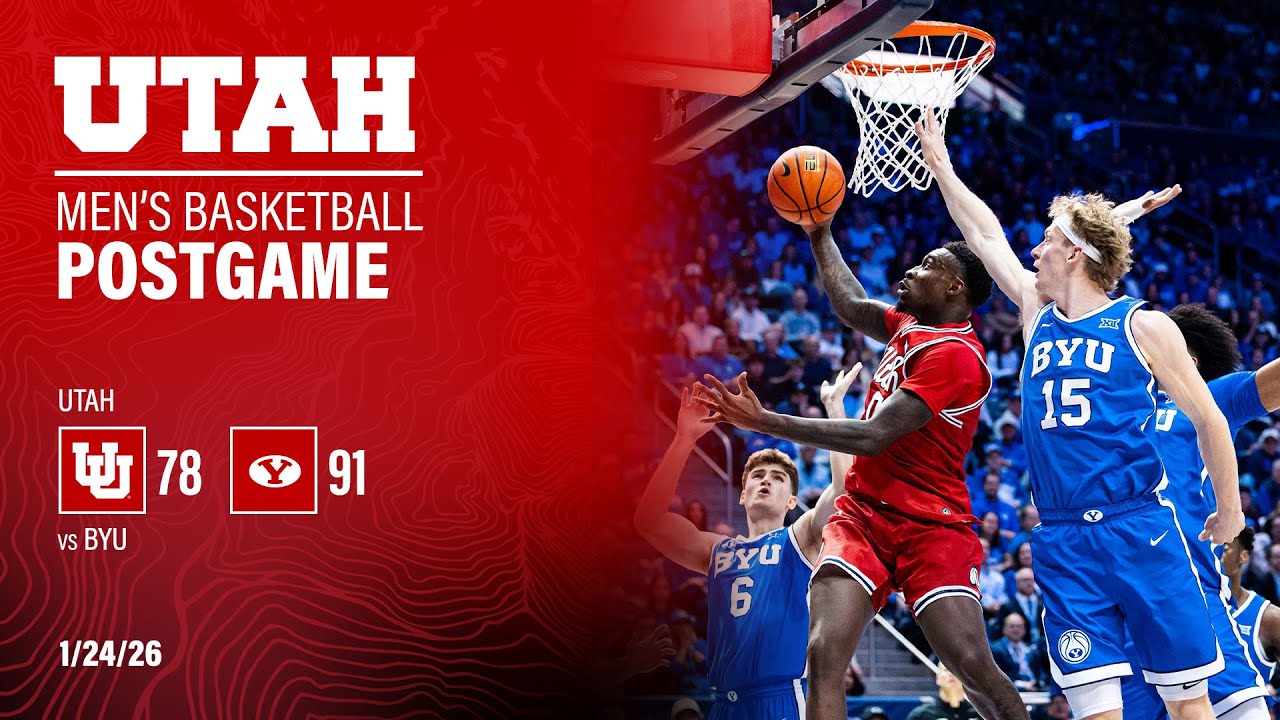 Utah: 78, BYU: 91 | Utah Basketball Postgame Press Conference