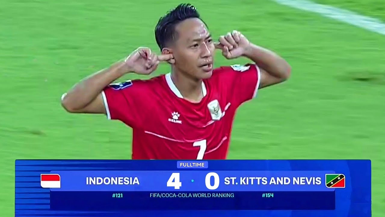 HIGHLIGHTS INDONESIA VS SAINT KITTS AND NEVIS | FIFA SERIES 2026 | FANSCAM
