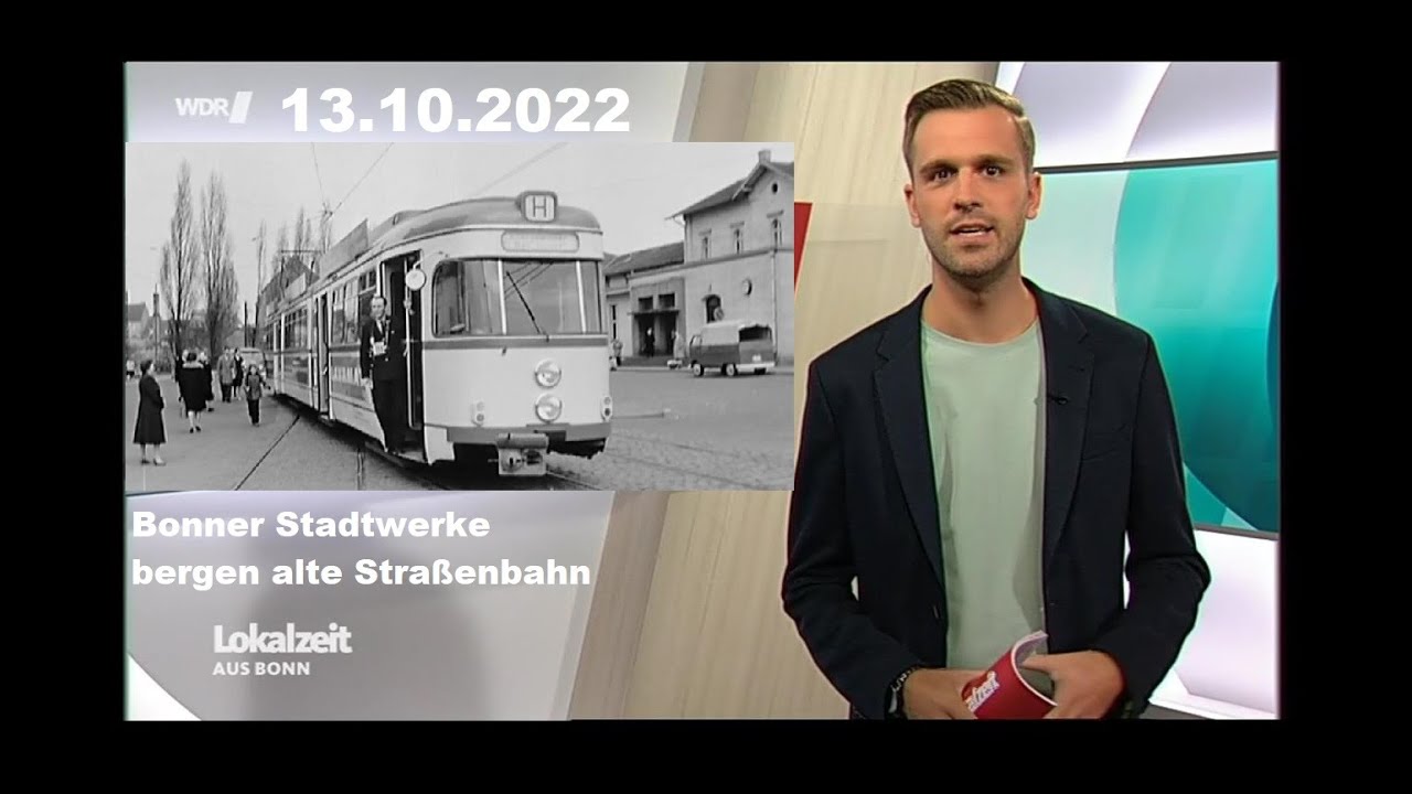 Siebengebirgsbahn aus Tunnel in Bonn geborgen [WDR 13.10.2022]