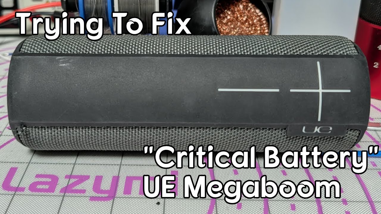 Неисправная колонка UE Megaboom — сообщение «Крайне важна зарядка батареи».