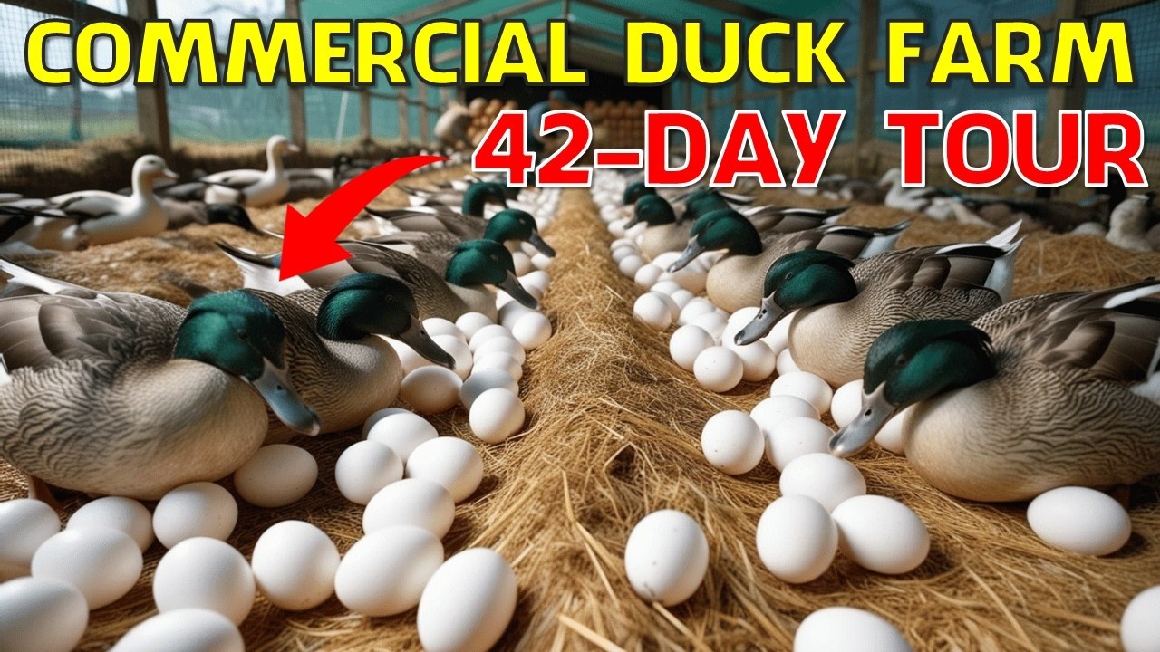42 days: start a business with a commercial duck farming model - poultry farming