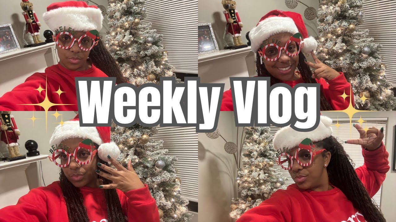 Weekly Vlog| Lit Wrapping Gifts + Christmas Parade & more 🎅🏽🎄🍷