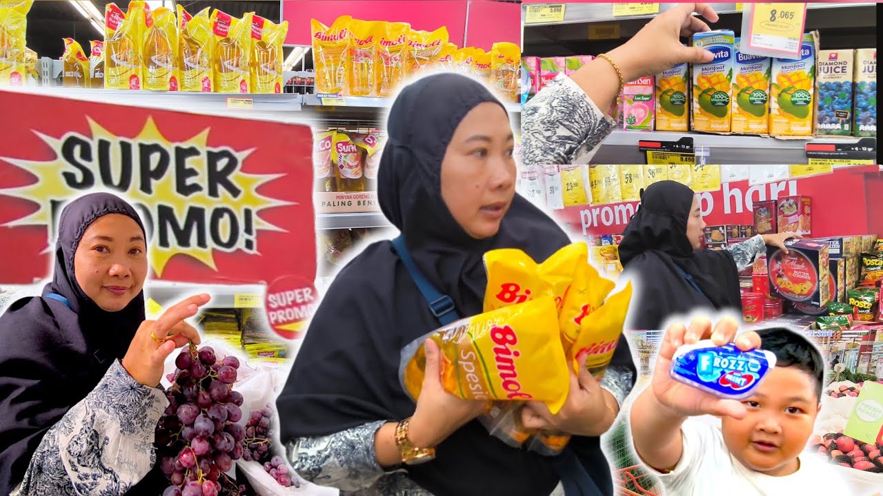BELANJA KE SUPERINDO || BELI MINYAK , BUAH DAN STOK PERCAMILAN ANAK