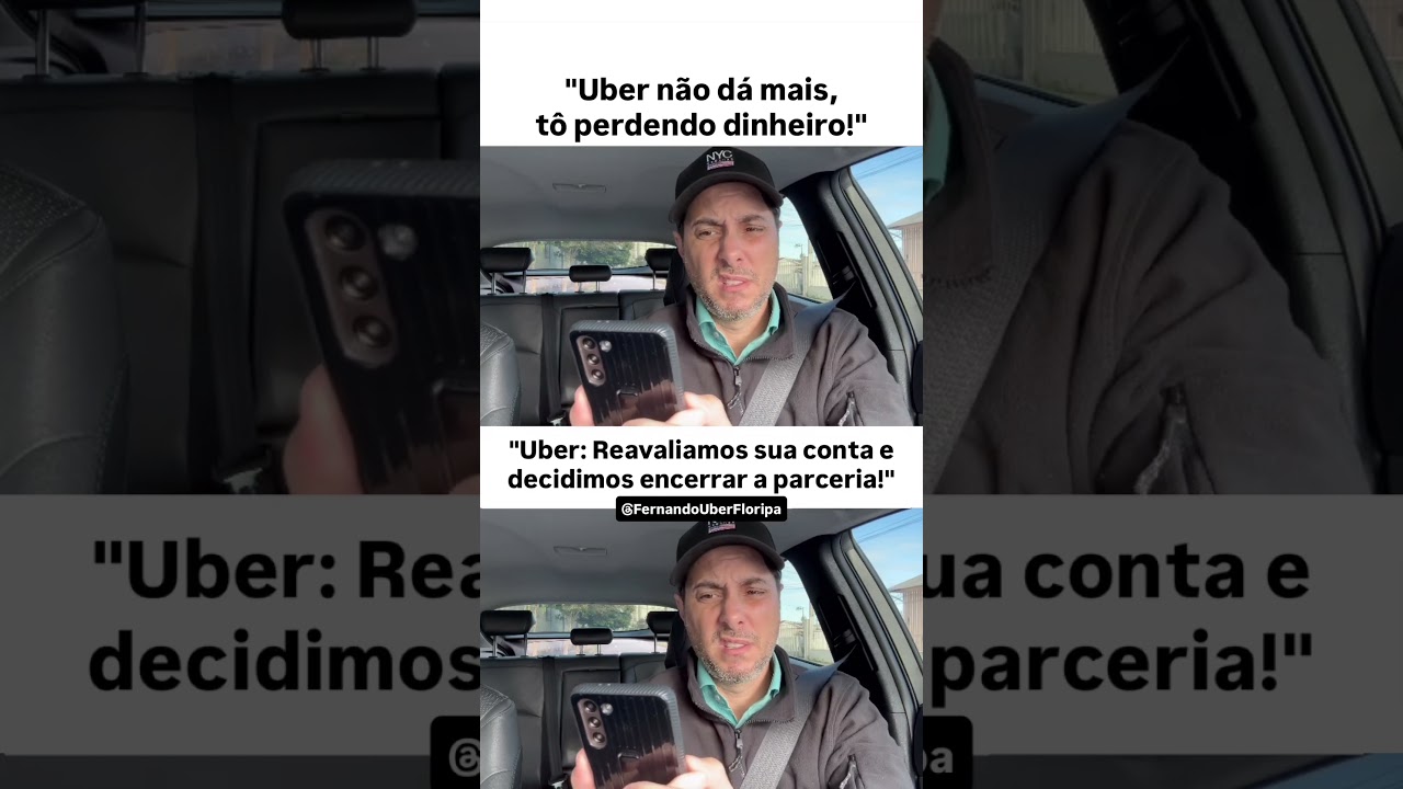Vai dizer que não é assim na Uber? 🙃