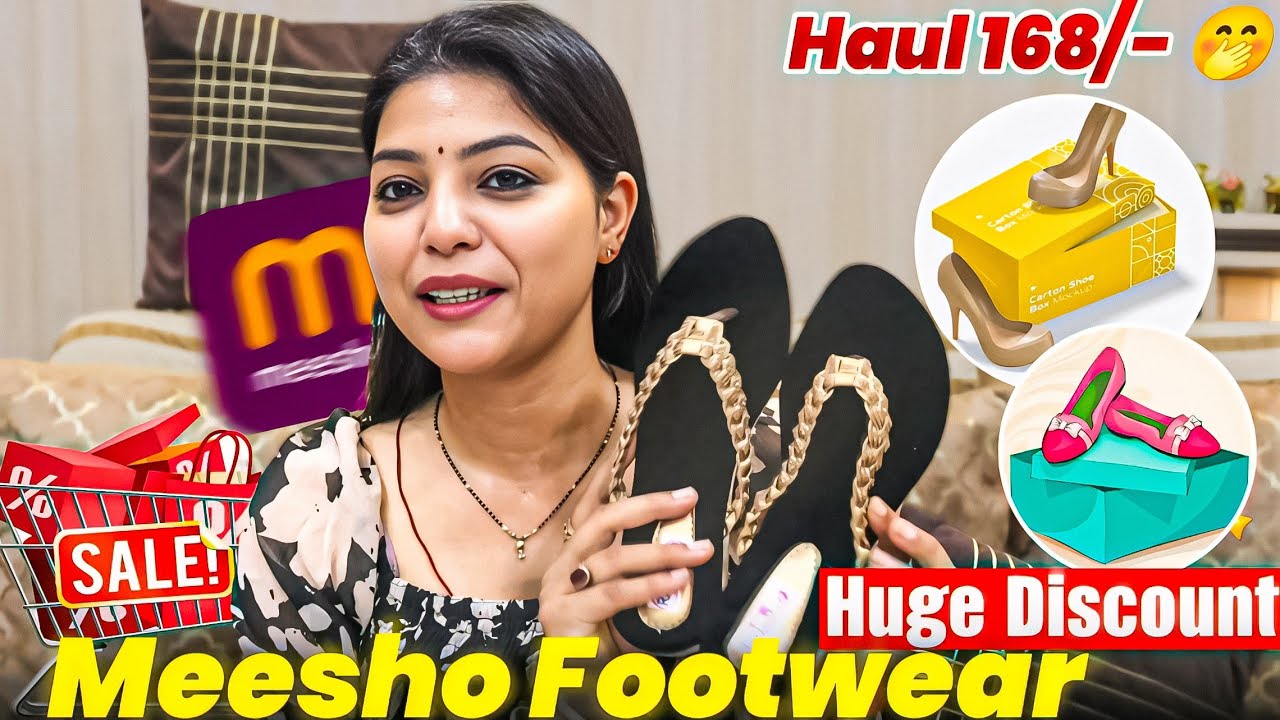 Footwear Haul From Meesho | starting Rs. 170/- only | ABHIKSHA