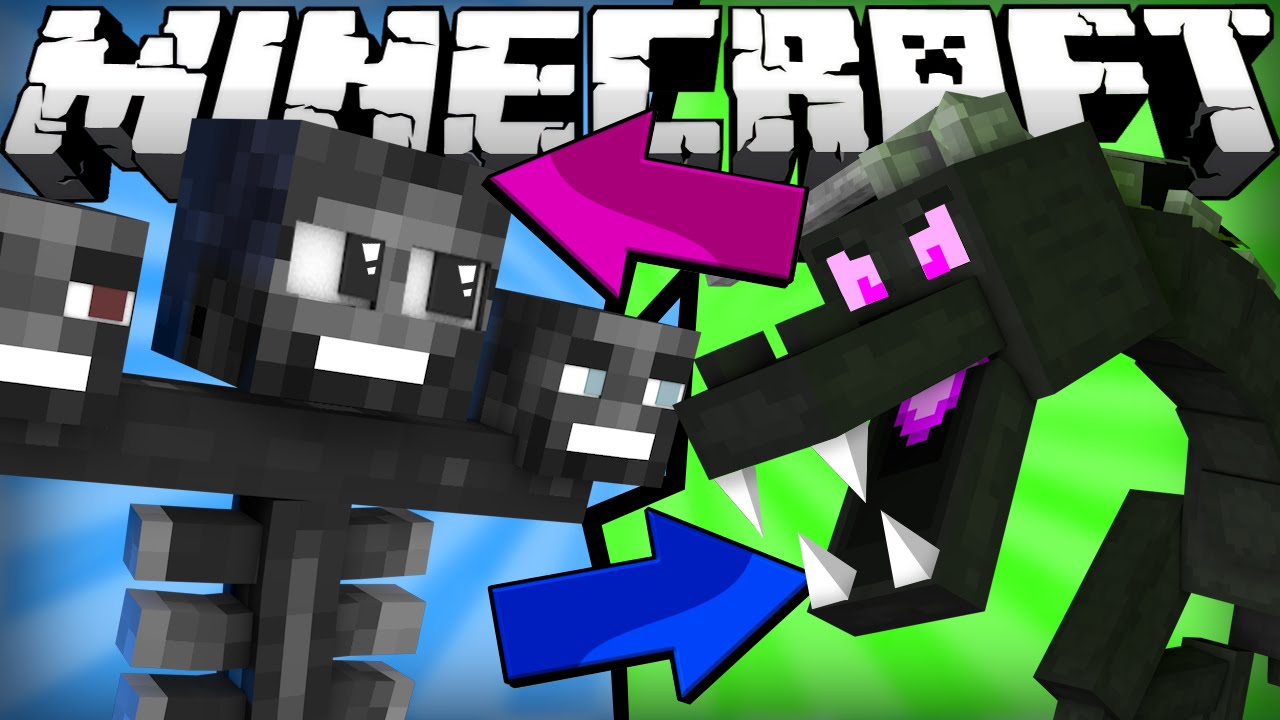 If the Ender Dragon and Wither Switched Places - Minecraft