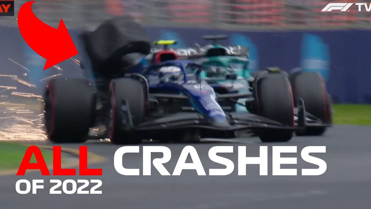 All f1 crashes of 2022