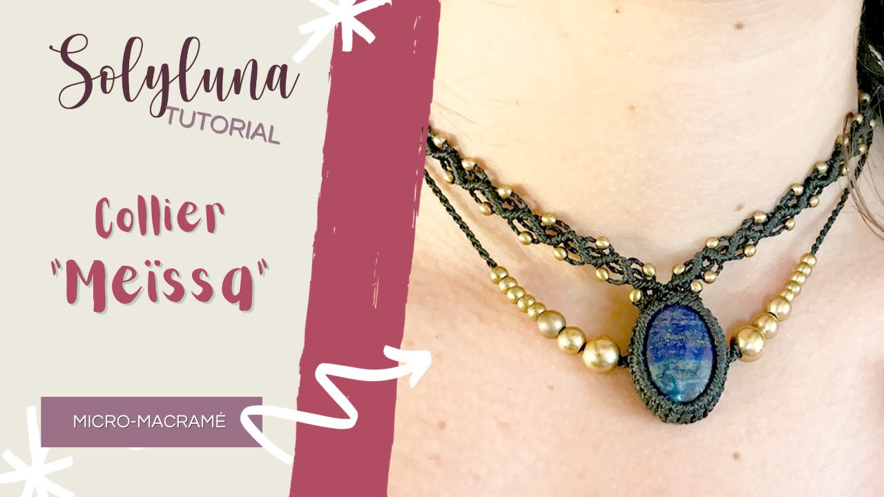 Tuto micro macramé : Collier 