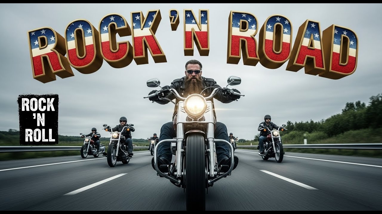 Legendary Rock Roadtrip 🔥 Rock N Roll Vibes 🎸 Open Highway Anthems