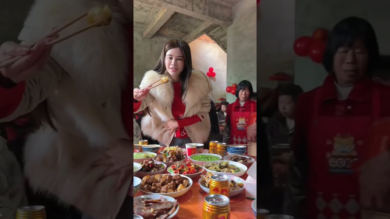 蓉儿归来，亲朋好友热情迎接，千里奔赴只为爱情 #相亲记 #农村风俗传统 #记录真实生活