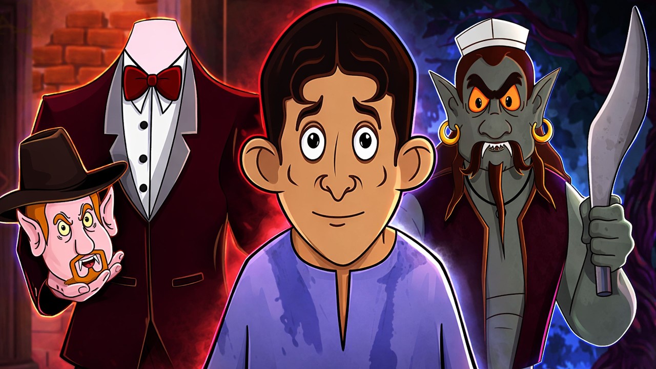 सिर-कटा भूत ने डराया सबको! 👻😱🩸 | Darna Zaroori Hai | Desitoons