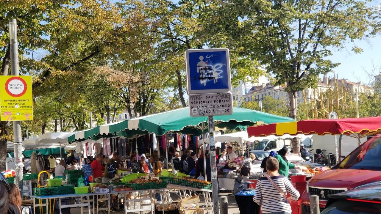 شاركت معكم جوله في المارشي marché la plaine Marseille 🔔👍♥️🌹