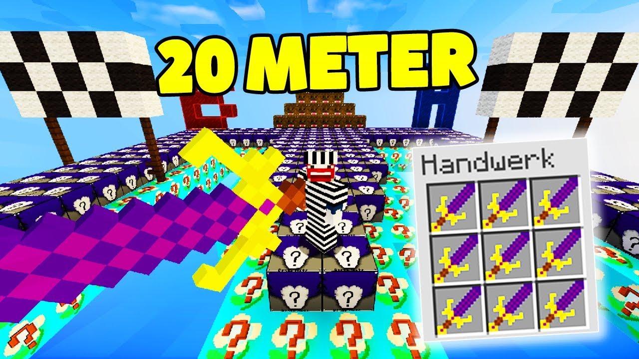 DAS GRÖßTE SCHWERT IN MINECRAFT | LUCKY BLOCKS ROULETTE