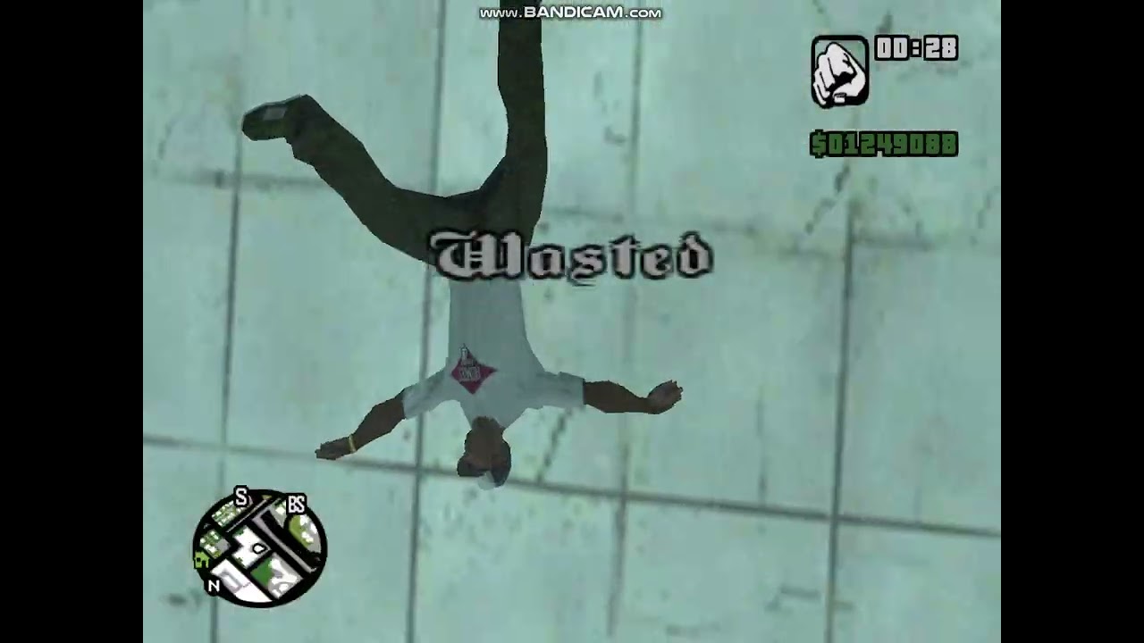 Gta San Andreas Cj Wasted And Boom