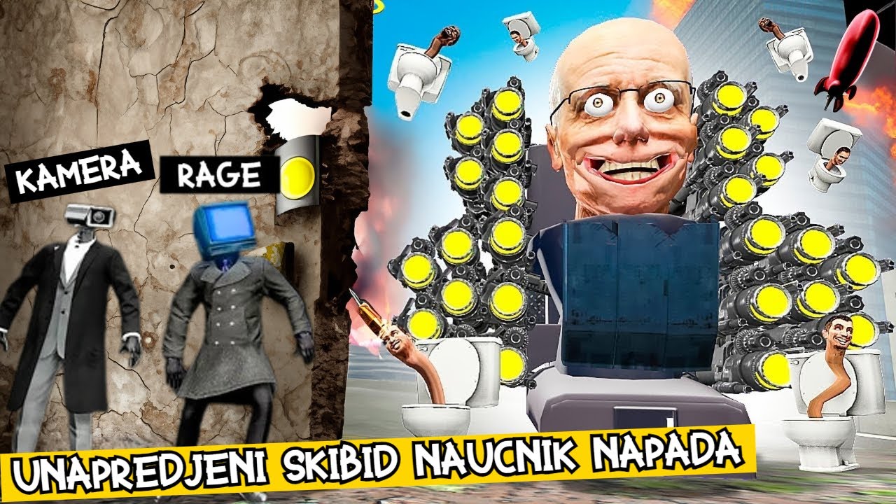 ULTRA SKIBIDI NAUCNIK ZELI DA UNISTI KAMERAMENE ZBOG GMAN SKIBIDA