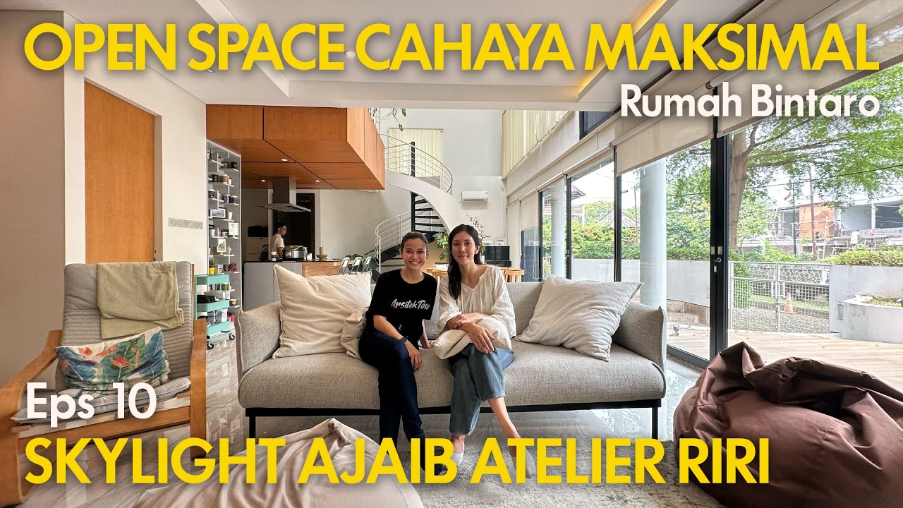 (RUMAH UNIK) Rumah Tropis Modern Kontemporer yang Terang tanpa Lampu