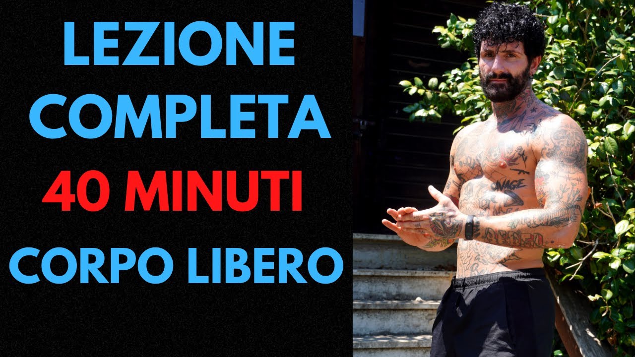 ALLENAMENTO FUNZIONALE -TOTAL BODY A CORPO LIBERO
