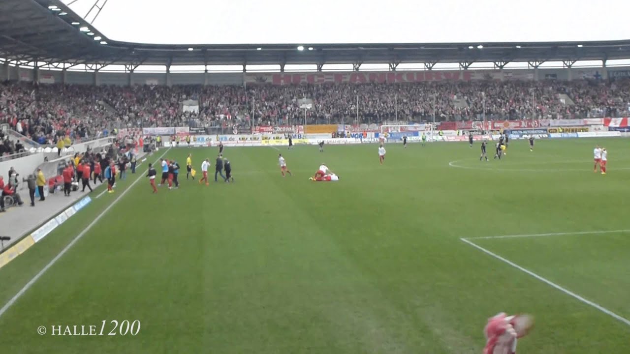 Hallescher FC vs. FC Hansa Rostock (4:3) 33.Spieltag in der 3.Liga mit Lindenhahn-Hammer-Tor