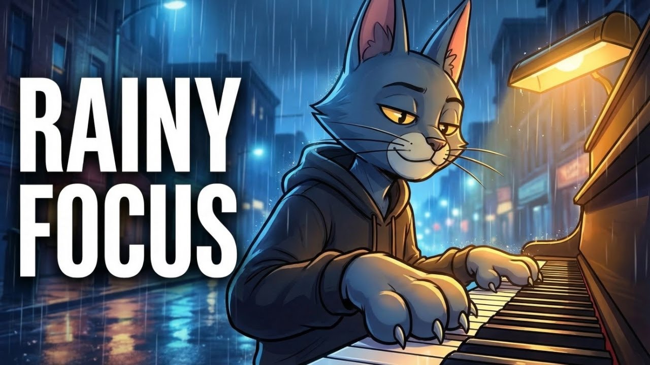 Rainy Gastown Night | Lofi Jazz Noir in Vancouver for Deep Focus