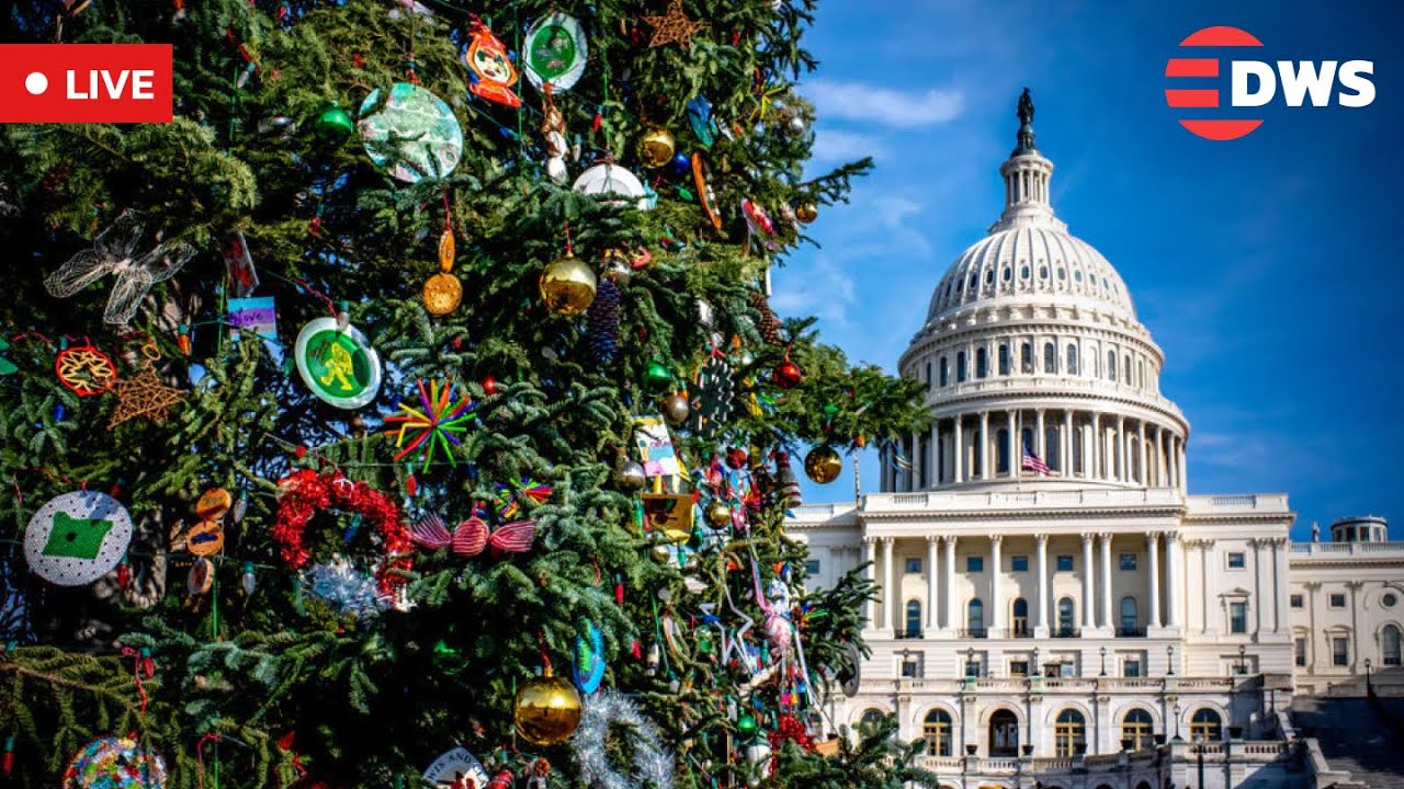 LIVE: U.S. Capitol Christmas Tree Arrives in Washington | 2025 Holiday Tradition | AQ15