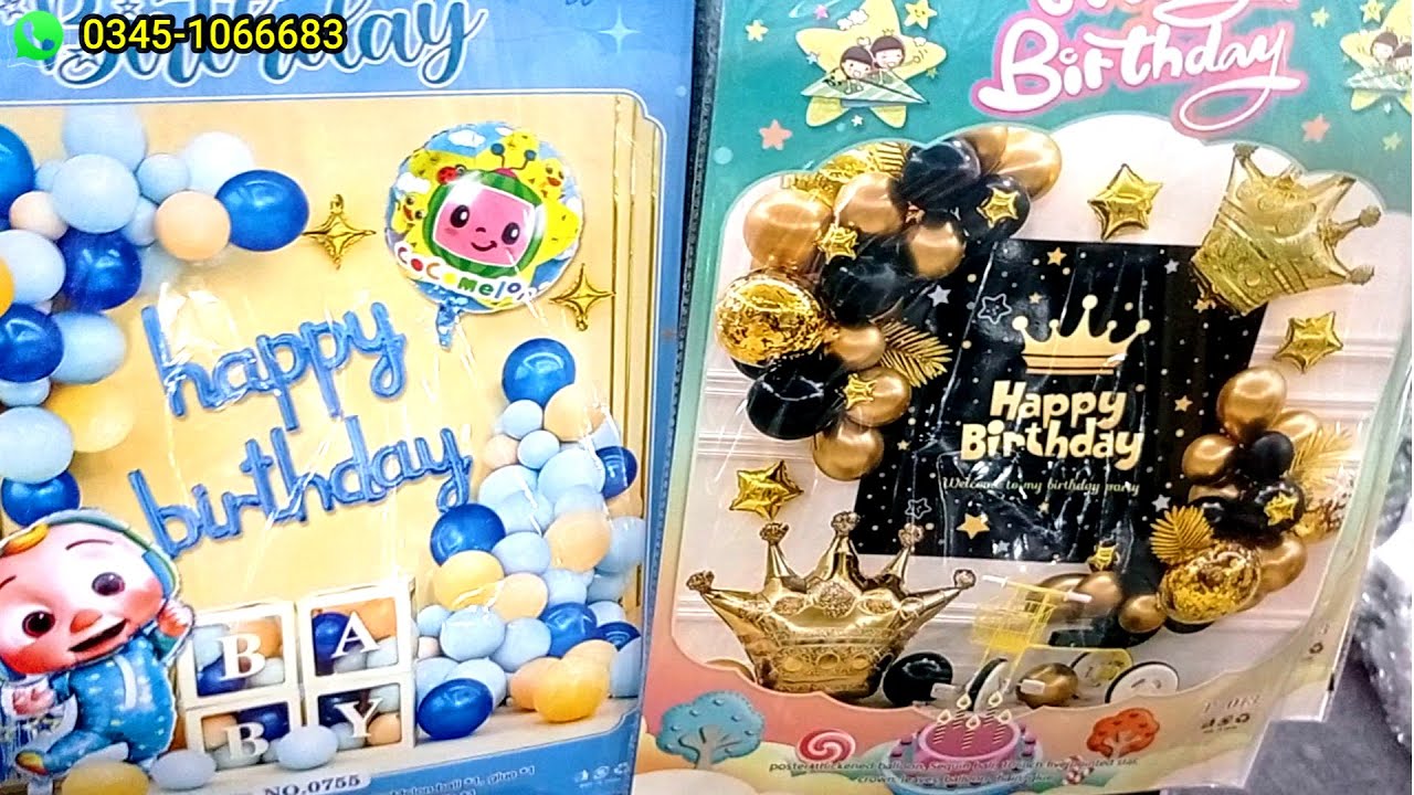 Birthday Decoration Items and Themes | Function and Party Supplies – Wholesale Prices | Rawalpindi