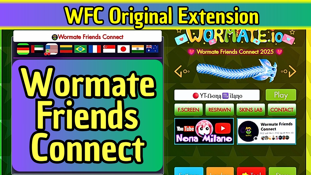 WORMATE.IO Safe Mod 🛡️✨ - No Lag, Zoom & Exclusive Skins