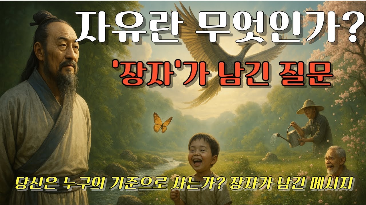 자유란 무엇인가?ㅣ당신은 누구의 기준으로 사는가?ㅣ장자가 남긴 질문, 오디오북, #삶의지혜 #명언 #동기부여 #인생명언 #인생철학